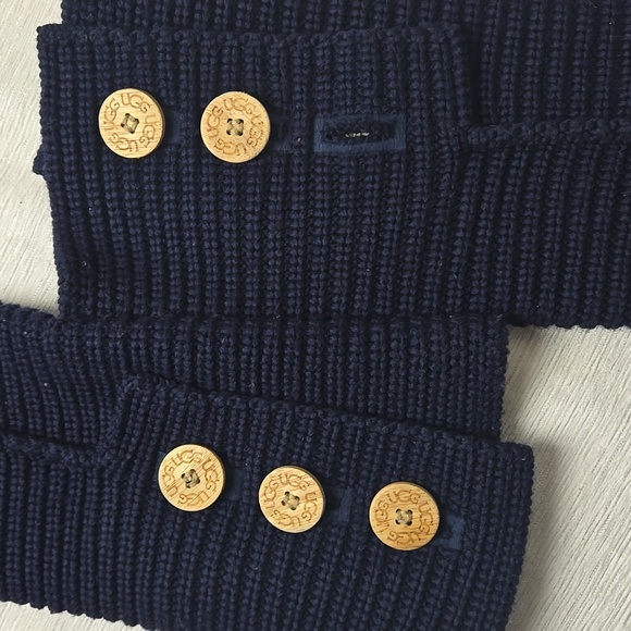 Ugg Navy Blue Cardy Knit Tall Boots - Picture 7 of 8
